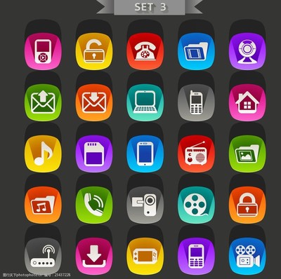 電子產品圖標 科技與美學的視覺橋梁